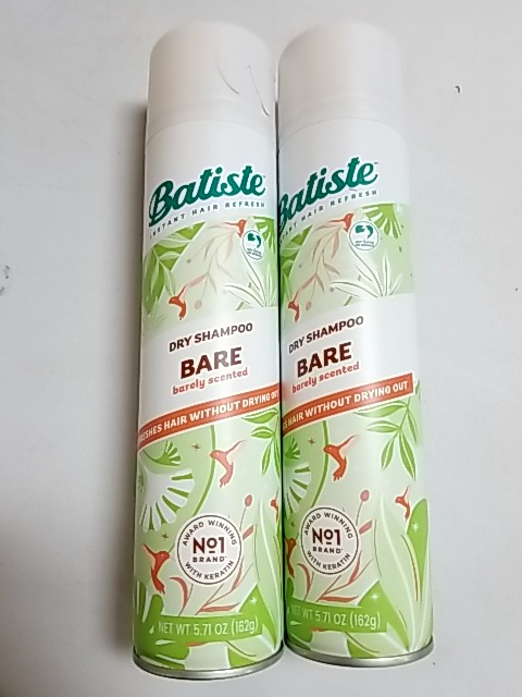 Item #178 — New Batiste Bare Dry Shampoo Twin Pack