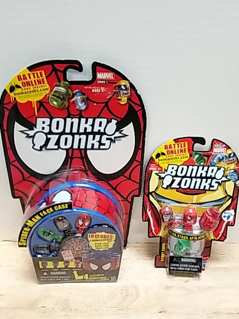 Item #518 — Marvel Bonka Zonks Spider-Man Figures photo 1 of 3
