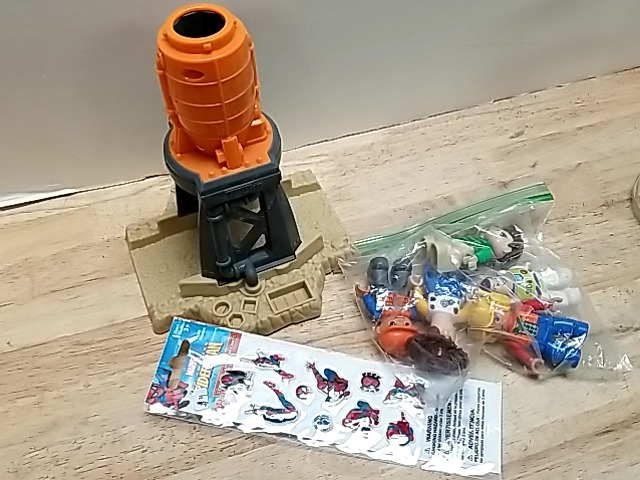 Item #523 — Lego Spider-Man Tower & Minifigs photo 1 of 4