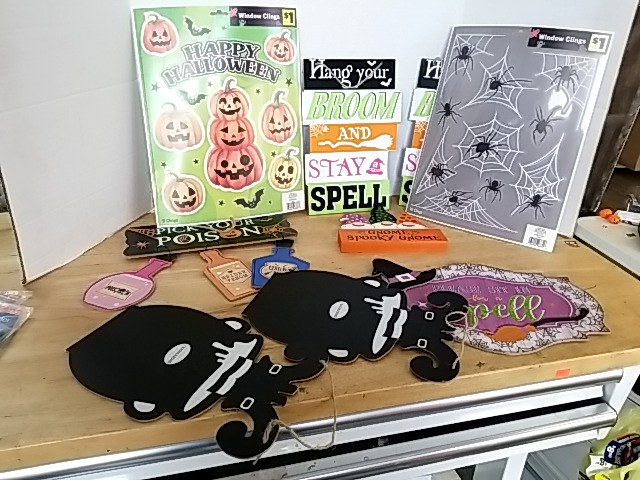 Item #257 — New Halloween Decorations Lot photo 1 of 5