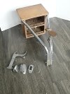 Item #421 — SHOE shine set up, approx 20 inch tall