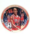 Item #100 — Michael Jordan Bulls Plate, MIB, COA, 1996 photo 1 of 3