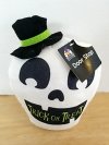 Item #222 — New Halloween Skull Door Stop