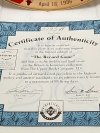 Item #25 — Michael Jordan Record Game Plate MIB, COA, 1996 photo 2 of 3