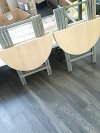Item #59 — PAIR of Round Folding Tables Each 24 by 24 by 20 inch photo 4 of 4