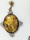 Item #4 — Vintage clip on earrings/necklace, exc cond photo 4 of 5