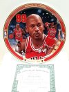 Item #68 — Michael Jordan Plate, MIB, COA, 1996 photo 1 of 4