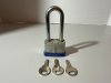 Item #528 — Brinks Padlock with 3 Keys photo 1 of 4