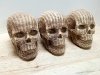 Item #521 — Three Woven Skull Sculptures 5 in photo 1 of 3