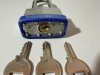 Item #528 — Brinks Padlock with 3 Keys photo 3 of 4
