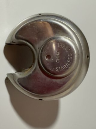 Item #517 — Brinks Hardened Steel Padlock photo 3 of 3
