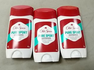 Item #461 — New Old Spice Pure Sport Deodorant 3-Pack photo 3 of 3