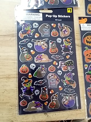 Item #204 — New Halloween Pop-Up Stickers Pack photo 3 of 3