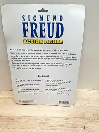 Item #36 — Sigmund Freud Action Figure, Figure itself stands 5 inch tall photo 3 of 3