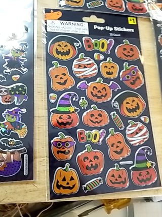 Item #204 — New Halloween Pop-Up Stickers Pack photo 2 of 3