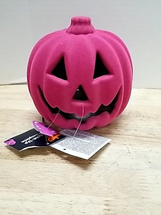 Item #55 — New light up pumpkin, 6 inch photo 1 of 2