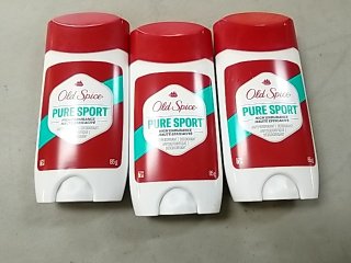Item #461 — New Old Spice Pure Sport Deodorant 3-Pack photo 2 of 3