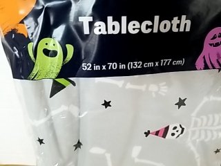 Item #240 — New Halloween Skeleton Tablecloths photo 2 of 2