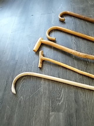 Item #22 — VINTAGE Wooden Walking Canes photo 2 of 4