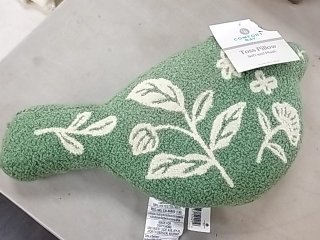 Item #493 — New Green Floral Decorative Pillow photo 1 of 2