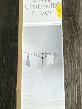 Item #420 — OUTDOOR Umbrella Dryer, never been used photo 1 of 5