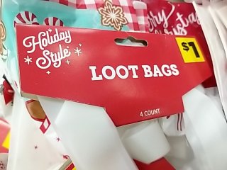 Item #468 — New Christmas Loot Bags photo 2 of 3