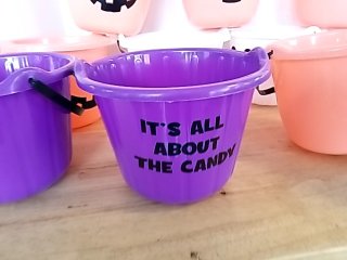 Item #213 — New Halloween Buckets Lot 10 in photo 2 of 4