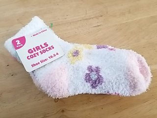 Item #220 — New Girls Cozy Socks 2-Pack