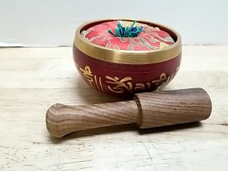 Item #185 — Singing Bowl with Wooden Mallet