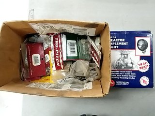 Item #465 — Box of Tractor Light Parts photo 1 of 3