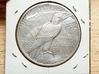 Item #19 — 1922 D Silver Peace Dollar Coin photo 2 of 2