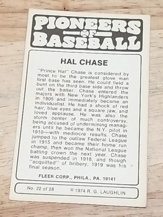 Item #169 — Jake Daubert Baseball Card photo 4 of 4