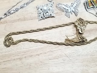 Item #50 — Assorted Vintage Costume Jewelry Lot photo 3 of 9