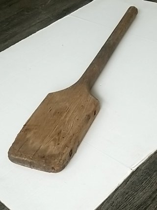 Item #423 — VINTAGE Wooden Paddle 40 inches long photo 4 of 4