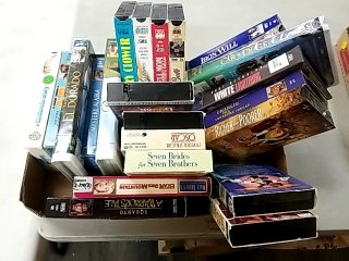 Item #460 — Vintage VHS Tape Collection
