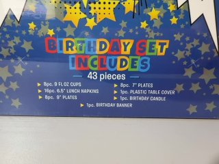 Item #502 — Happy Birthday Party Set photo 2 of 3