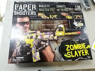 Item #483 — New Paper Shooters Zombie Slayer Kit photo 2 of 3