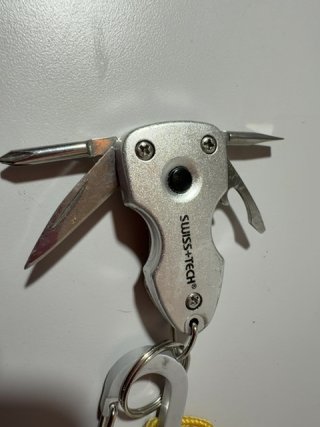 Item #531 — Swiss Tech Multi-Tool Keychain 2.5 inch photo 2 of 3