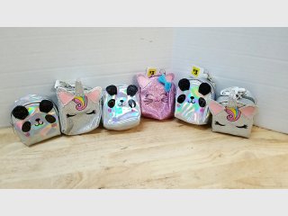 Item #370 — Cute Animal Holographic Pouches Lot photo 1 of 3