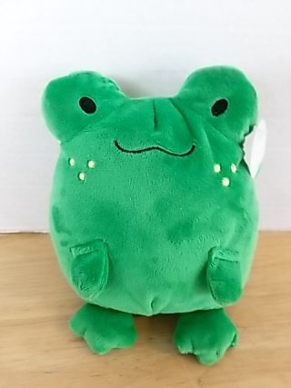 Item #217 — New Green Frog Plush Toy 8 in