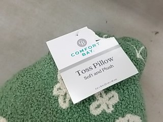 Item #493 — New Green Floral Decorative Pillow photo 2 of 2