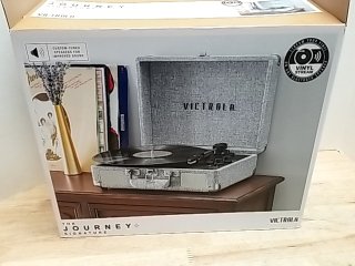 Item #53 — Victrola Journey Signature Record Player No power cord, sells as is photo 1 of 4