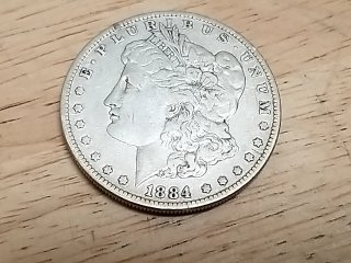 Item #8 — 1884 P Morgan Silver Dollar Coin