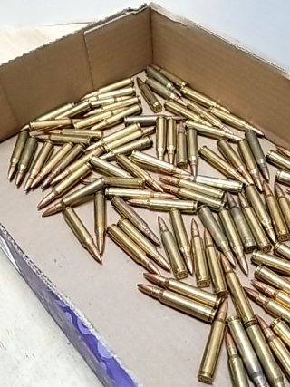 Item #41 — Box of Brass Rifle Ammunition 223 Rem, cant ship photo 3 of 3