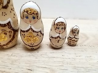 Item #87 — Nesting Dolls Set Tallest 5 in photo 3 of 4