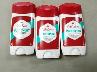 Item #461 — New Old Spice Pure Sport Deodorant 3-Pack photo 1 of 3