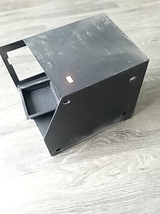 Item #407 — BLACK Metal Safe with Keypad Lock Approx 14 by 10 by 10 inch photo 4 of 4