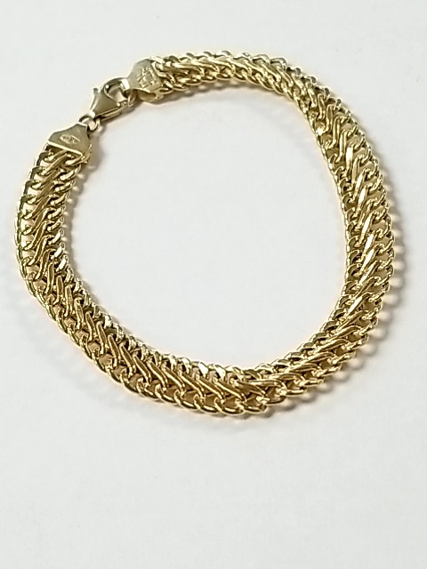 Item #3 — 18 KT Gold bracelet, 7 inch, 5 grams photo 1 of 5