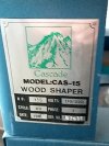 Item #8 — CASCADE model CAS-15 wood shaper photo 4 of 5