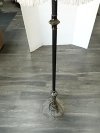 Item #105 — FLOOR Lamp with Fringed Shade Approx 5 foot tall photo 4 of 4